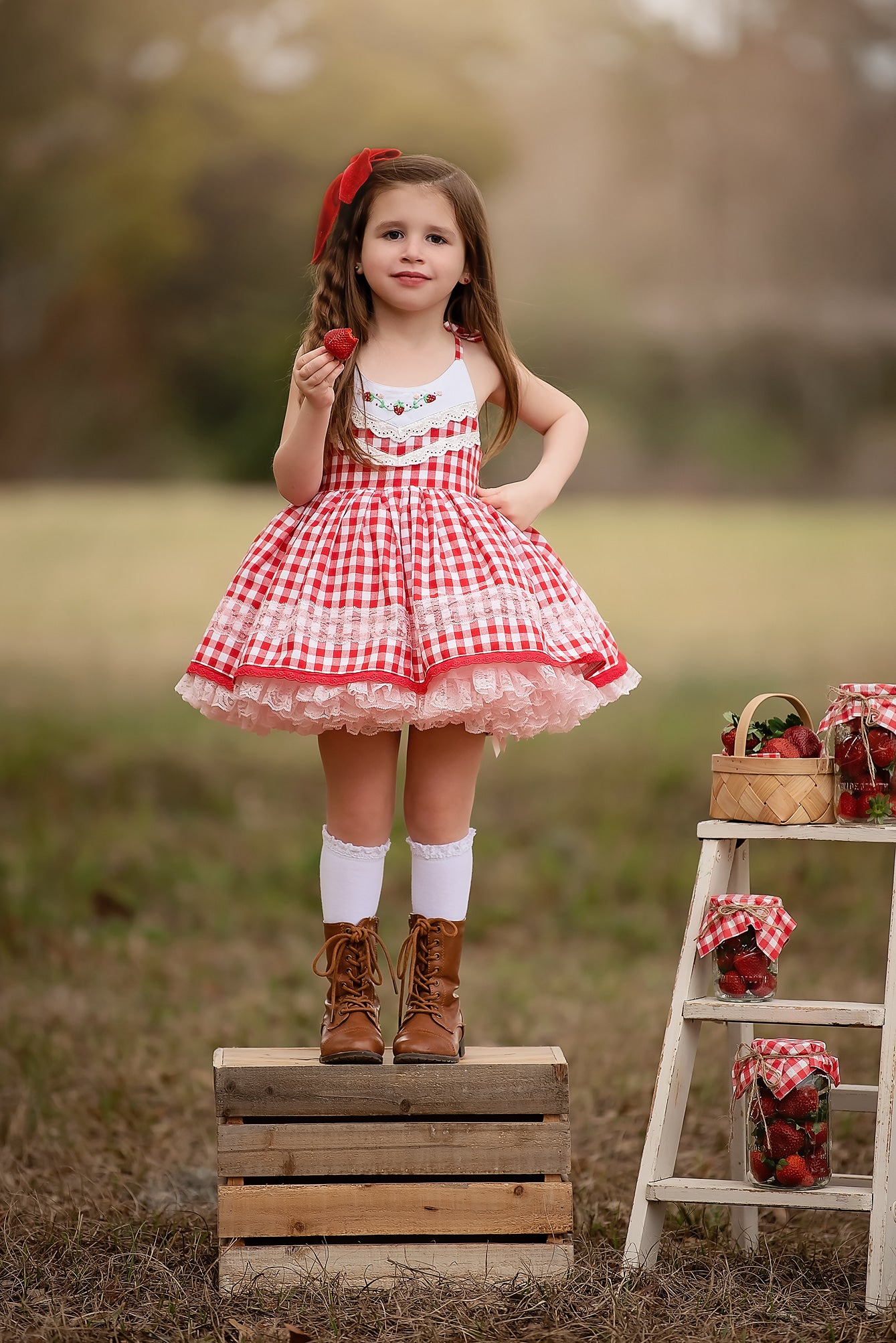 Little Miss Strawberry Dress